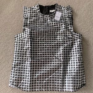 BRAND NEW NWT J Crew metallic blouse